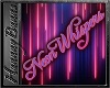 NEON WHISPERS sign