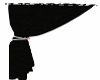 Left Side Black Curtain