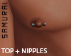 #S Nipples #Pierced V