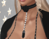 Rose Collar Black