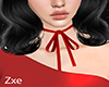 Red Ribbon Choker