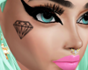 # Diamonds Face Tattoo