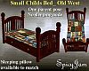 Antq Child Bed Old West