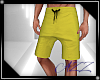 *A* Yellow Beach Shorts