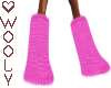 hot fur boots pink