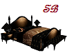 SB* Black/Brown Bed*L