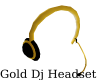 Gold Dj Headset