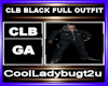 CLB BLACK FULL OUTFIT