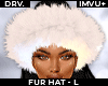 ! DRV. fur hat round L
