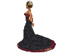 (DL) Blk and red gown