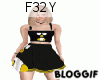 Angry Bird Black ||Skirt