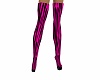 pink an black thigh boot