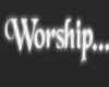 Worship Neon Sign