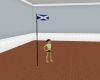 Saltire Flag Pole