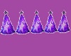 purple christmas trees