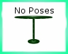 Green PVC Table no Poses