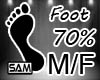 Foot Scale 70% M/F