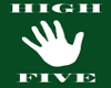 Green High  Five Hoody