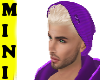 Purple Hat/Blond Hair M
