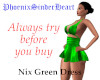 Nix Green Dress