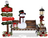 SinglePose Snowman Bench