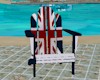 (LCA) British Flag Chair