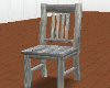 Gray Wooden Chair