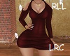 Sexy Wine Dress RLL