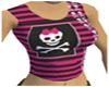 Pink and Black Skull