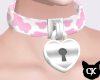 CK* Pink Cow Collar