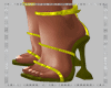 乂 Yellow & Green Heels