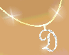 Initial "D" Necklace