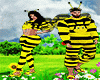 Family Bee , dad & kid