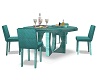 TEAL SNACK TABLE