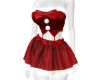 [A] Santa Dress red F