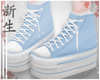☽ Blue Sneakers.
