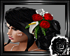 ANNE Black/Red Rose