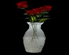 Roses in Frosted Vase
