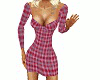 Pink Checked Dress