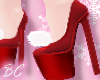 ♥Red Christmas Heels