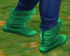 Kids Green Boots