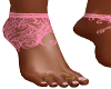 Pink Laced Feet