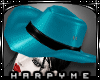 Hm*Cowgirl Turquoise Hat