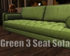 *Green 3 Seat Sofa