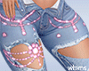 Winter Pink Sparkle Jean
