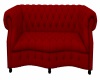 Red Curvy Couch