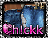 !C! PF|Blu Listed Jeans