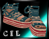 !C! 4th of July Sandals