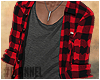 Red Plaid flannel.