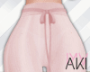 Aki Sheer Pants Pink